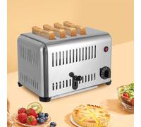 Eastnmythet 4-Slice Toaster, Toasters 4 Slices Wide Slot/6 Slot Toaster Commercial with Timing Function, Home Kitchen Toaster with Removable Crumb Tray,4 Slice