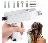 Eastnmythet Electric Instant Portable Machine for Dreadlocks, 6/8/10/12/14/16mm Dreadlock Machine Loc Extension Machine, Mini Handheld Braid Machine