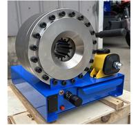 Eastnmythet High Pressure Hydraulic Hose Crimper with 8 Dies, Crimping Range: 10~30mm, Manual Hydraulic Tube Shrinking Machine for Industrial Plumbing Pipes