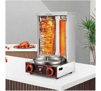 Eastnmythet Shawarma Grill Machine, Gas Doner Kebab Machine, Vertical Broiler Gyro Meat Rotisserie, Stainless Steel Grill Rotating Oven