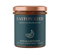 EASTON REED Banana Ketchup - Handcrafted in Germany - Fruity & Mild with Curry & Mango - 280ml Glass - Exotic BBQ Sauce Alternative without Chili - Gourmet Fruit Ketchup