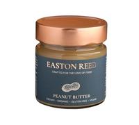 Easton Reed Organic Peanut Butter Creamy, Pure Peanut Paste, Naturally Liquid Consistency Ideal for Drizzling, Vegan Topping without Palm Oil, High Protein for Porridge & Shakes, 200 g Jar