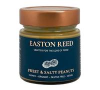 Easton Reed Organic Peanut Butter Crunchy Sweet & Salty, Peanut Paste with Coconut Blossom Sugar & Himalayan Salt from Punjab, Liquid Gourmet Cream without Palm Oil, Crunchy Topping for Bowls