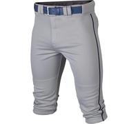 Easton RIVAL+ Knicker Piped Baseball Pant, Grey/Navy, Adult, Large