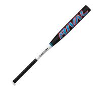 Easton | RIVAL Slowpitch Softball Bat | Approved for Play on All Fields | Loaded | 12" Barrel | 34"x26oz, Black/Blue/Red