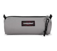 Eastpak Benchmark Single Pencil Case - Compact Zipped Stationery Pouch with Large Main Compartment, 6 x 20.5 x 7.5 cm - Pebble Grey