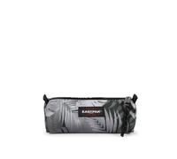 Eastpak Benchmark Single Pencil Case - Compact Zipped Stationery Pouch with Large Main Compartment, 6 x 20.5 x 7.5 cm - Brize Retro Dark