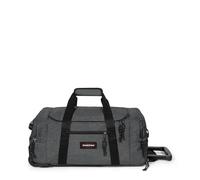Eastpak Leatherface S + Wheeled Luggage, 55 x 34 x 26 cm, 41 L - Black Denim (Grey)