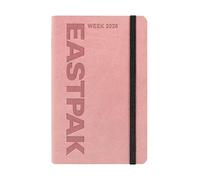 Eastpak Official Eastpak 2026 Diary, Weekly Planner 12 Months Midi, Weekly Planner with 192 Pages, Elastic, Pocket for all, Bookmark, Calendar 2026 and 2027, Format 9 x 14 cm, Mauve