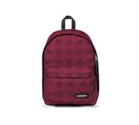 Eastpak Out of Office Backpack 27L (44 x 29.5 x 22 cm), Laptop Backpack 13-15", Durable Water-Resistant School & Work Daypack with Padded Straps - Checker Burgundy