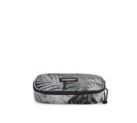 Eastpak Oval Single Pencil Case - Organised Stationery Pouch with Internal Compartments and Zip Pocket, 5 x 22 x 9 cm - Brize Retro Dark