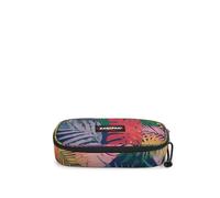 Eastpak Oval Single Pencil Case - Organised Stationery Pouch with Internal Compartments and Zip Pocket, 5 x 22 x 9 cm - Brize Retro Navy