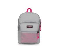 EASTPAK Pinnacle Backpack 38L (42 x 32 x 25.5 cm), Extra Large School & Travel Backpack, Durable Multi-Compartment Daypack with Organizer & Padded Straps - KONTRAST GREY PINK