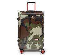 EASTPAK Resist'R Zip Cabin - 28L Hardshell Carry-On with Dual Compartments, 360° Spinner Wheels, TSA Lock & Telescopic Handle, Camo, Cabin, Resist'r Zip