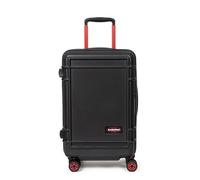 EASTPAK Resist'R Zip Cabin - 28L Hardshell Carry-On with Dual Compartments, 360° Spinner Wheels, TSA Lock & Telescopic Handle, Black, Cabin, Resist'r Zip