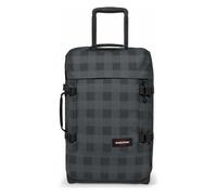 Eastpak Tranverz S Suitcase - Carry-On Travel Luggage with TSA Lock, Dual Compartments and Compression Straps, 42 L Capacity, 51 x 32.5 x 23 cm - Checker Grey
