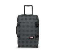 EASTPAK Tranverz S - 42L Large Wheeled Luggage with Dual Compartments, TSA Lock, Compression Straps & Smooth-Wheeling System, Checker Dark Grey, Tranverz