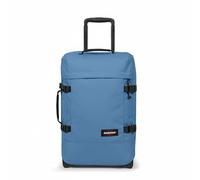 EASTPAK Tranverz S - 42L Large Wheeled Luggage with Dual Compartments, TSA Lock, Compression Straps & Smooth-Wheeling System, Aviator Blue, Tranverz