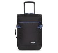 Eastpak Tranverz XXS Cabin Suitcase (45 x 32 x 20 cm), Lightweight Carry-On Luggage with Wheels, TSA Lock & Dual Compartments, Water-Resistant Travel Trolley - Kontrast PREP Black