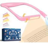 EastPin Neck Reading Light for Books in Bed, Night Rechargeable Book Light | 3 Colours Stepless Dimming 140° Wide Beam Neck Light for Knitting Crafting Crocheting Book Lamp Mom Women Gifts for Christmas