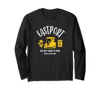 Eastport TV Florida USA Golf Cart Design Long Sleeve T-Shirt