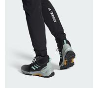 adidas Men's Eastrail 2.0 Mid RAIN.RDY Waterproof Hiking Shoes, Core Black/Aqua/Preloved Yellow, 10 UK