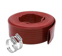 Eastrans 1 1/2 IN x 50 FT Pool Backwash Hose, Extra Heavy Duty Discharge Hose,10 Bar Working Pressure, 30 Bar Burst Pressure,Wall Thickness 1.9mm, High pressure resistance,Ultra Strong Wear Resistance