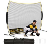 Eastrexon Barricade Backstop Net, 12x9 ft Ball Stop Netting