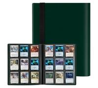 Eastrise 9-Pocket Trading Card Binder, Pocket Trading Card Album, 20 Pages Holding 360 Pockets, Durable PU Album for MTG, Pokemon, Yu-Gi-Oh, Football, and Sports Cards (Green/20 Sheets 360 Pockets)