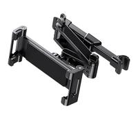 Eastrise Adjustable Car Headrest Tablet Mount Holder Auto Backseat Tablets Stand for Kids Compatible with iPad Air Mini/Cell Phone/Galaxy Tab or Other 4.7-10.5" Device (Black)
