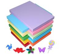 Eastrise Paper 230GSM Multi-Purpose Coloured Card - 100 Pack of Thick, Premium, Bright Printer A5 Paper - DIY Art Crafting, Scrapbook, Creative Decor & School Projects (A5-100 PCS)