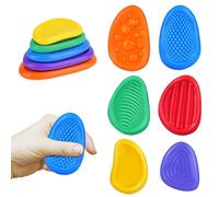 Eastrise Sensory Worry Stones, 6-Piece Fidget Set for Anxiety & Stress Relief, Tactile Calming Tools for Adults, Professionals