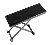 EastRock Guitar Footstool,Adjustable Metal Guitar Footrest with Anti-Slip Rubber Pad,Foldable Guitar Foot Stand for Classical/Acoustic/Electric Guitar