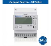 Eastron SDM72D-M MID 3-Phase Energy Meter • LCD • Modbus RS485 • UK Stock