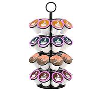 Eastsign 4-Tier K-Cup Holder Compatible with 36 K-Cups, Coffee Pod Carousel Storage Stand Detachable Organizer for Countertop, Spins 360-Degrees, Christmas Coffee gifts