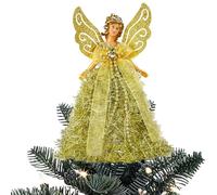 Eastuy Angel Tree Topper, Angel Tree Topper, Angel Decoration Tree Topper, Fairy Treetop Pendant For Tree Decorations, Tree Ornaments And Festive Home Decor
