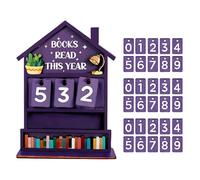 Eastuy Books Read This Year Counter Wood Study Room Decoration