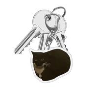 Eastuy Keychain Charm - Unique Cute Crying Sounds Making Key Tags - 2D Acrylic Keychain Clicker Toy with Lanyard for Car Keys, Backpacks, Hand Bags, Kids and Adults