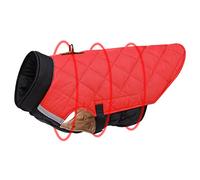 Eastuy Small Dog Coat - Jackets for Dogs,Reversible & Adjustable Dog Winter Jacket with Reflective Strips, Waterproof Warm Pet Fleece Vest for Small Medium Large Doggies