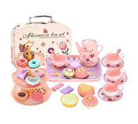 Eastuy Toddler Tea Set,Pretend Kitchen Toys Kit for Afternoon Tea | Lovely Creative Immersive Role Toys Sets, Boys, Girls 3 4 5 6 7 8