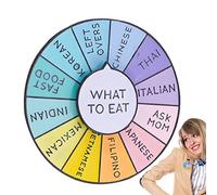 Eastuy What To Eat Pin,What To Eat Pin Foodie Pin - Fun Brooch, Enamel Pin, Interactive Roulette, Interactive Pin, Phobia Choose Props