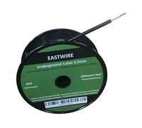 eastwire Electric Fence Double Insulated Wire Underground, Electric Fence Double Insulated Underground Hard Cable, Direct Burial (2.5mm, 25meters/82ft)