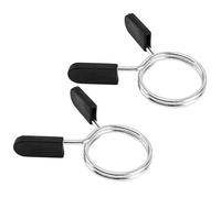 EastyGold Barbell Spring Clip Circlip Collars Olympic Barbell Weight Bars Weightlifting Clamps Clips 2 Inches Dumbbell Lock Buckle for Fitness Exercise Strength Training Gym Accessory 1 Pair