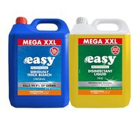 Easy 2 Items Cleaning Bundle - Original Thin Bleach 5L + Thick Pine Disinfectant 5L | Powerful Household Cleaner & Surface Disinfectant, Multi-Purpose Cleaning Supplies