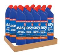 Easy 24 Hour Thick Bleach 12 x 750ml,Toilet Cleaner Bleach For Bathrooms, Toilets, Sinks, Anti Bacterial Cleaning by Kinbos