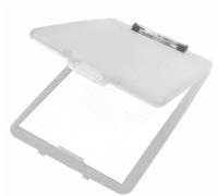Easy A4 Waterproof CLIPBOARD Box File Durable - White, Black, Blue