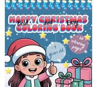 Easy and Bold Happy Christmas Coloring Book: Christmas Coloring Book