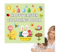 Easy Animal Coloring Book, Easy Coloring Book for Easter | Easy and Easter Coloring Book - 40 Page Drawing Book for Adults Bold Stress Relief