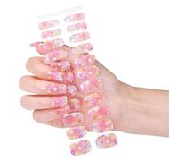 Easy Application Gel Nail Wrap Full Coverage Stick Manicure is an essential home manicure essential home manicure is a colorful accessory for unwanted home manicure