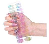 Easy Application Gel Nail Wrap Full Coverage Stick Manicure is an essential home manicure essential home manicure is a colorful accessory for unwanted home manicure